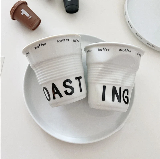 Funny Dented Coffee Cup