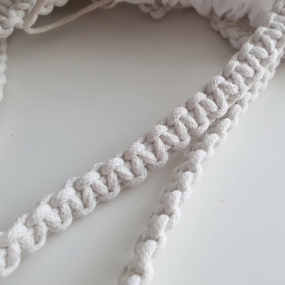 Vintage Mini Woven Shoulder Bag