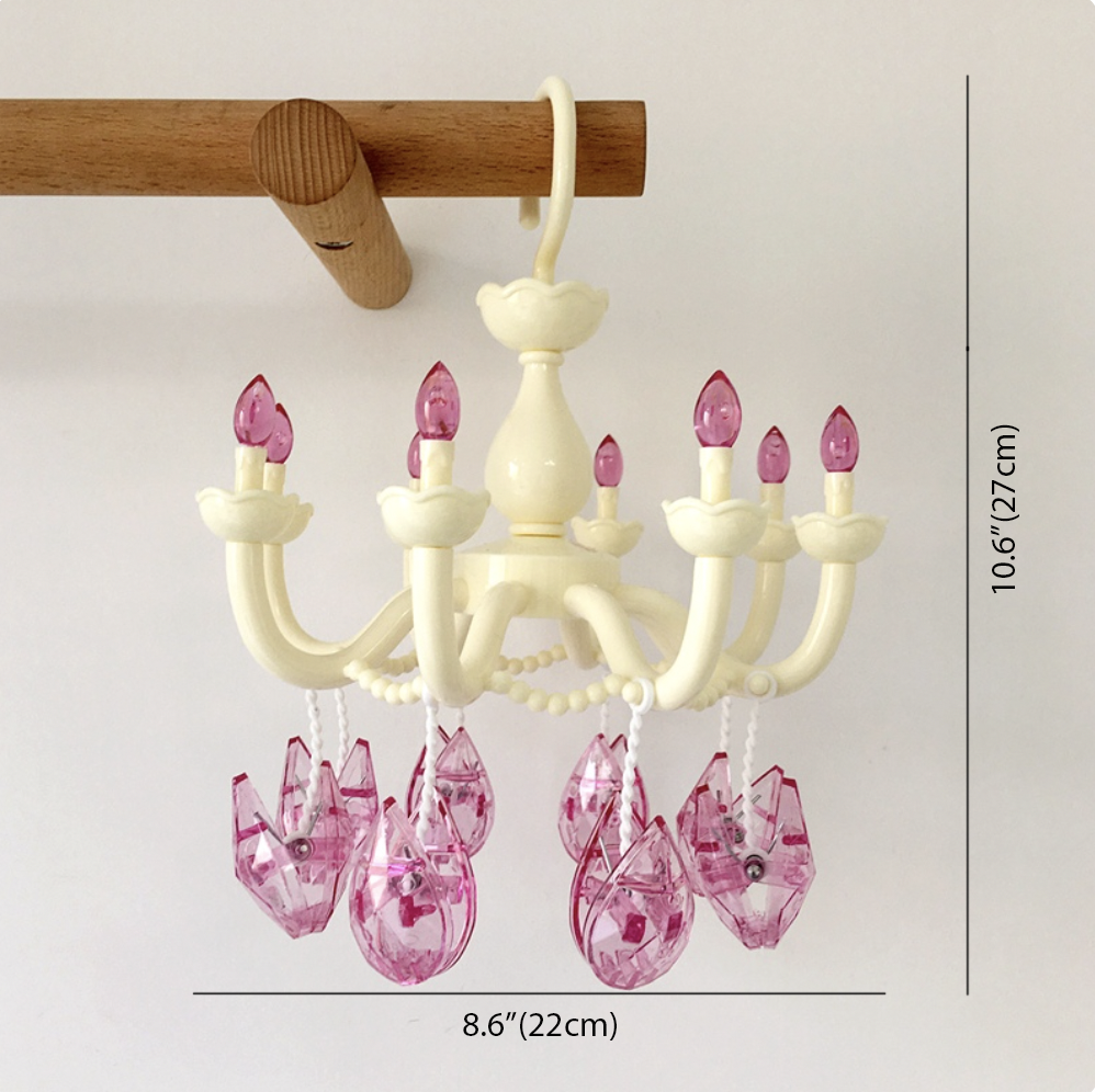Retro Chandelier Clothespin Rack