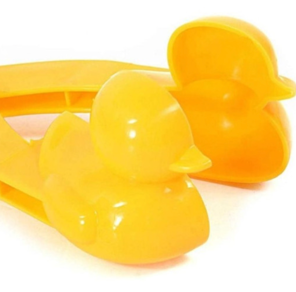 Cute Baby Duck Snowball Maker Clip
