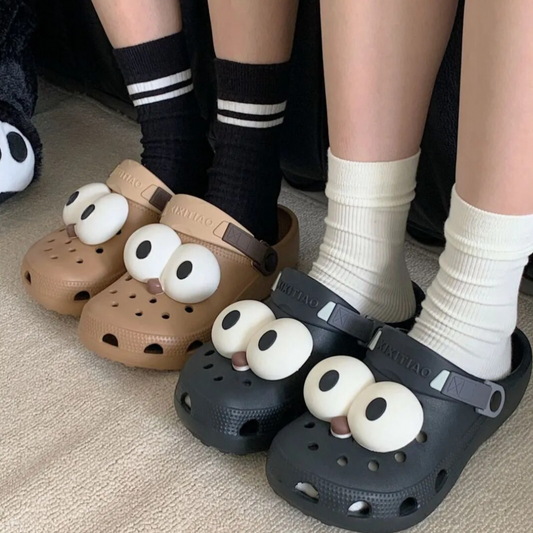 Funny Big eye Shoe Charms