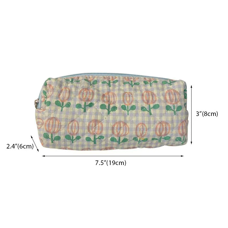 Cute Floral Cosmetic Storage Bag