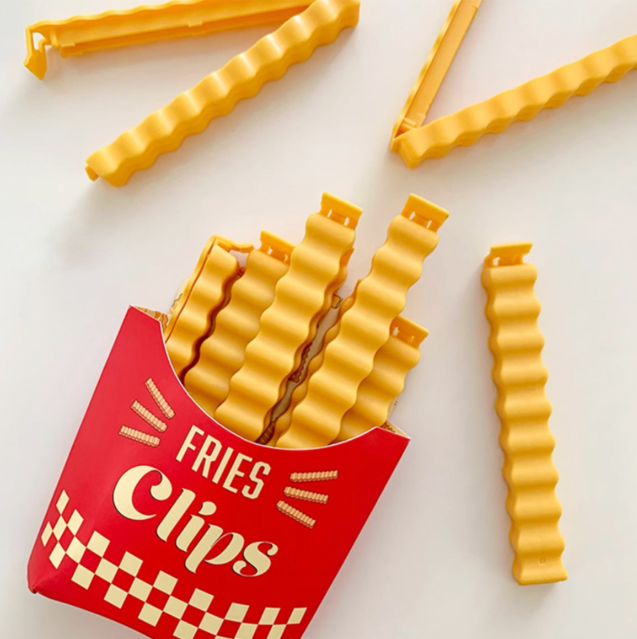 Cute French Fries Bag Clips set