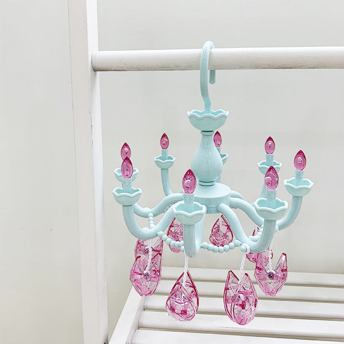 Retro Chandelier Clothespin Rack