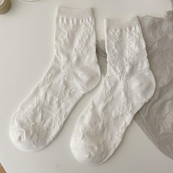 Lovely White Lace Socks