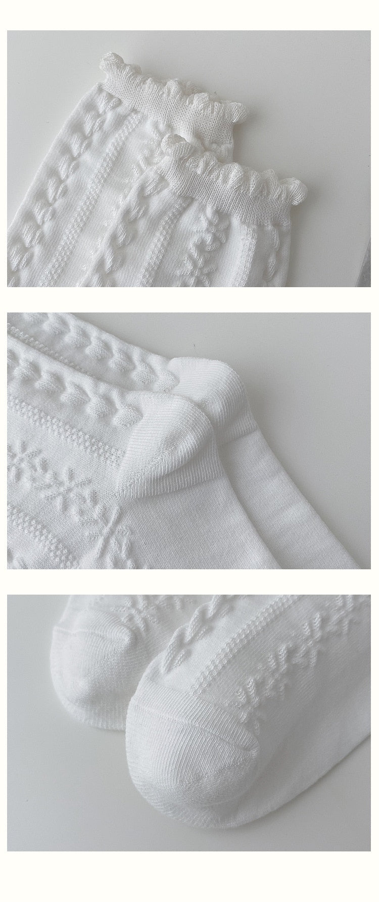 Lovely White Lace Socks