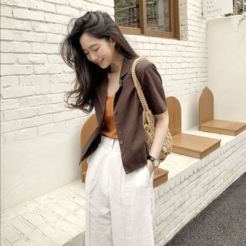 Vintage Mini Woven Shoulder Bag