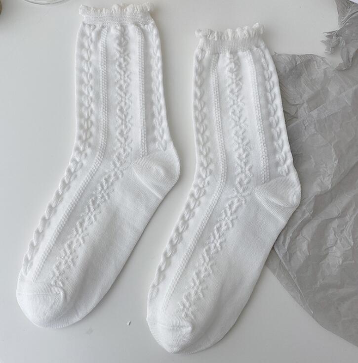 Lovely White Lace Socks