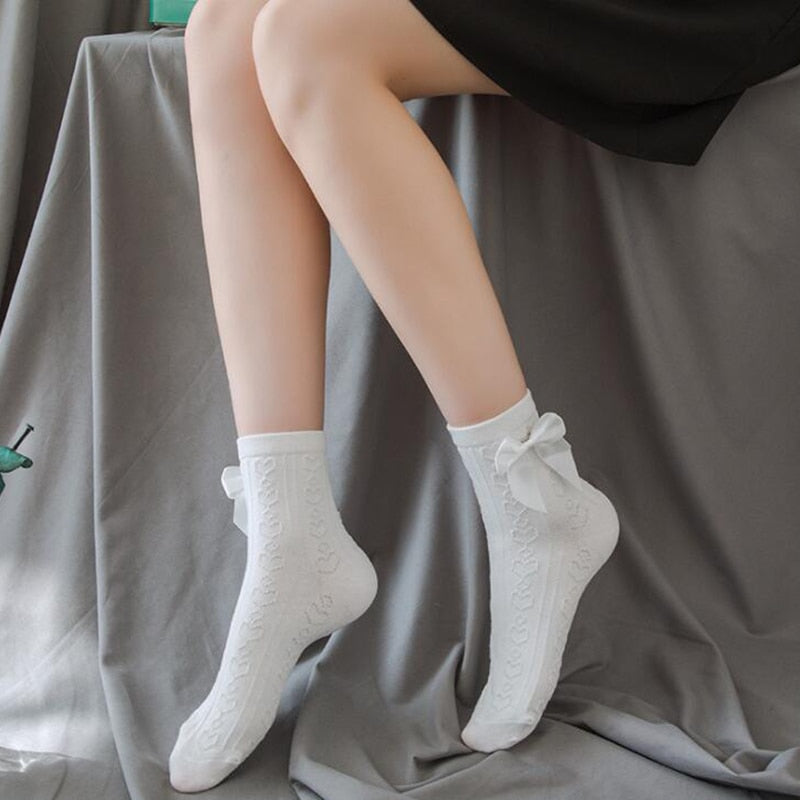 Lovely White Lace Socks