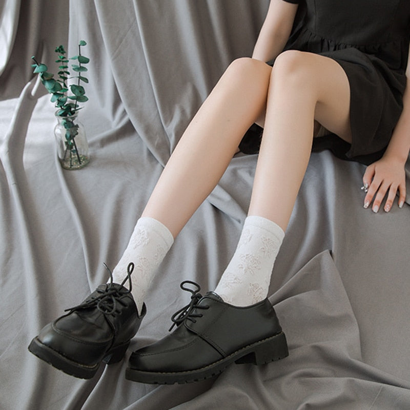 Lovely White Lace Socks