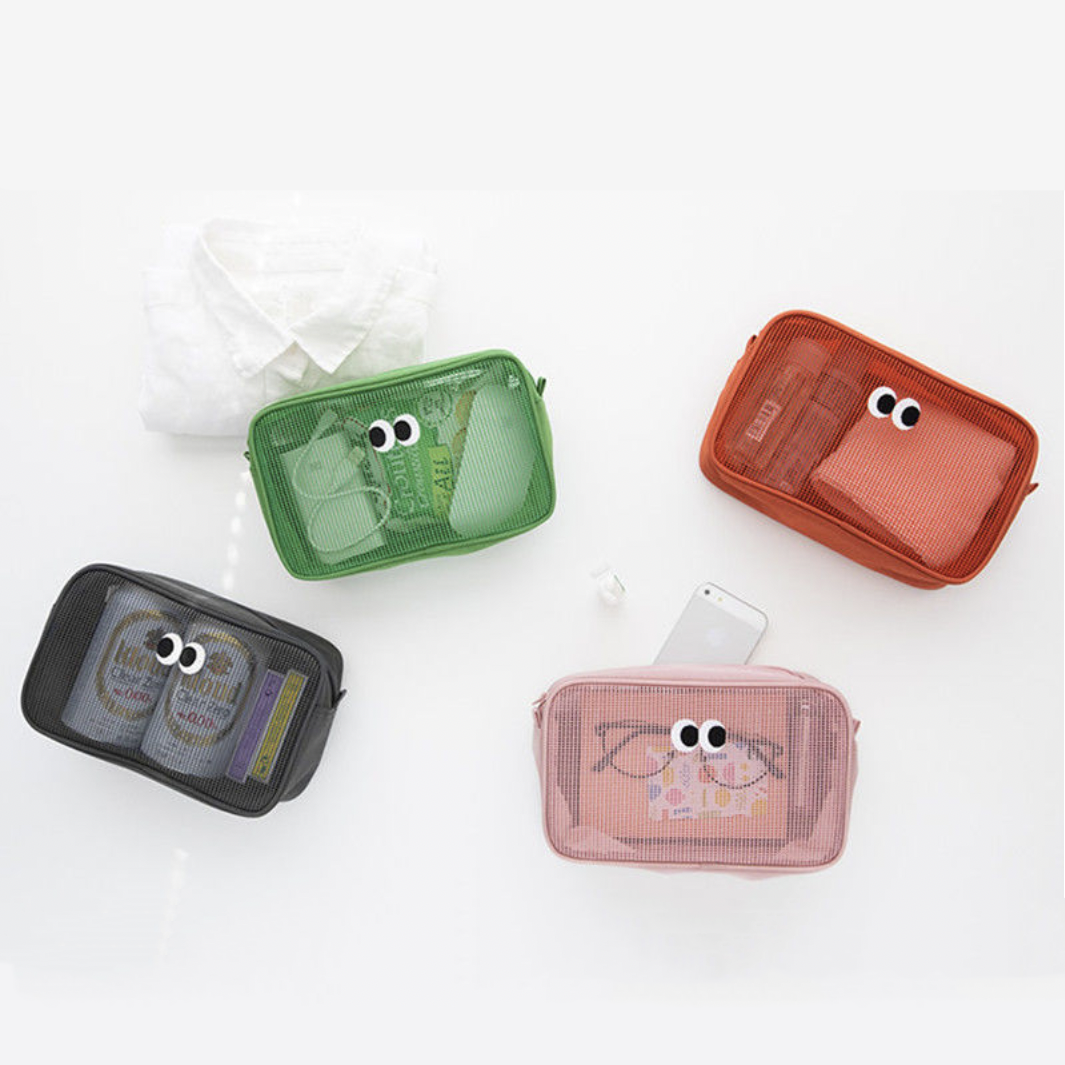 Cute Big Eyes Makeup Pouch