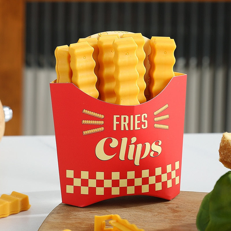 Cute French Fries Bag Clips set