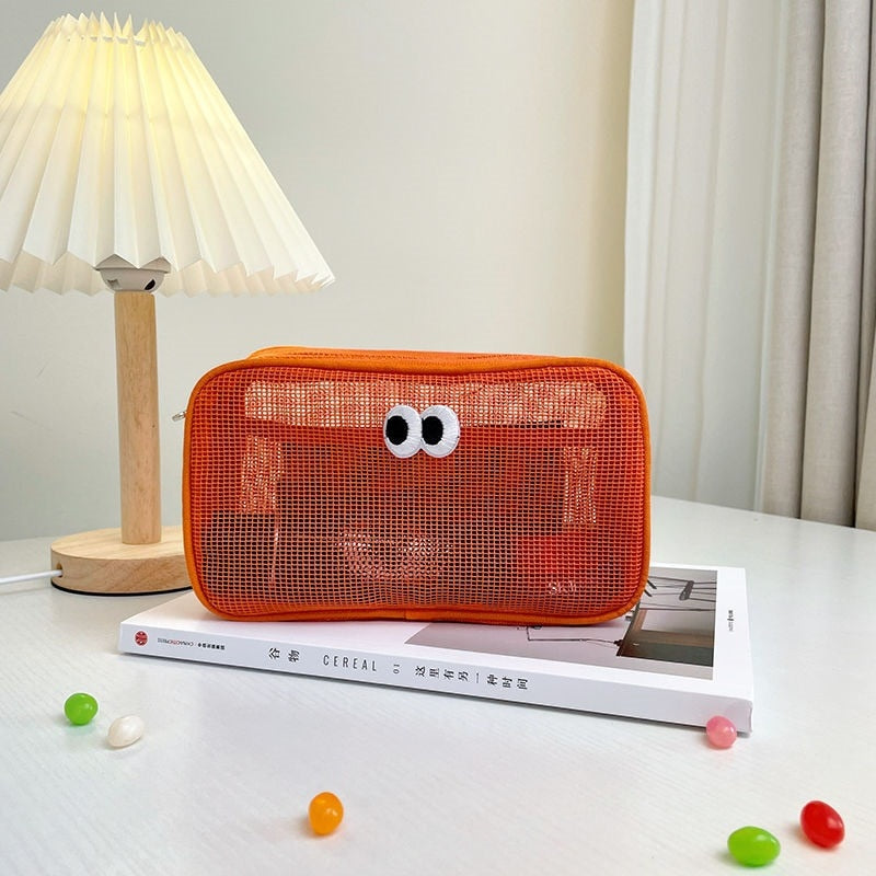 Cute Big Eyes Makeup Pouch