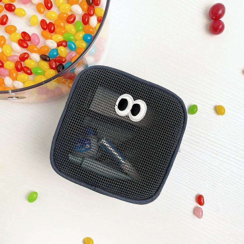 Cute Big Eyes Makeup Pouch