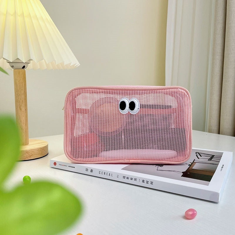 Cute Big Eyes Makeup Pouch