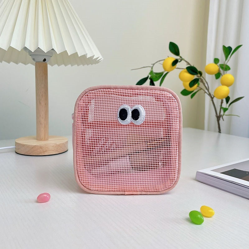 Cute Big Eyes Makeup Pouch