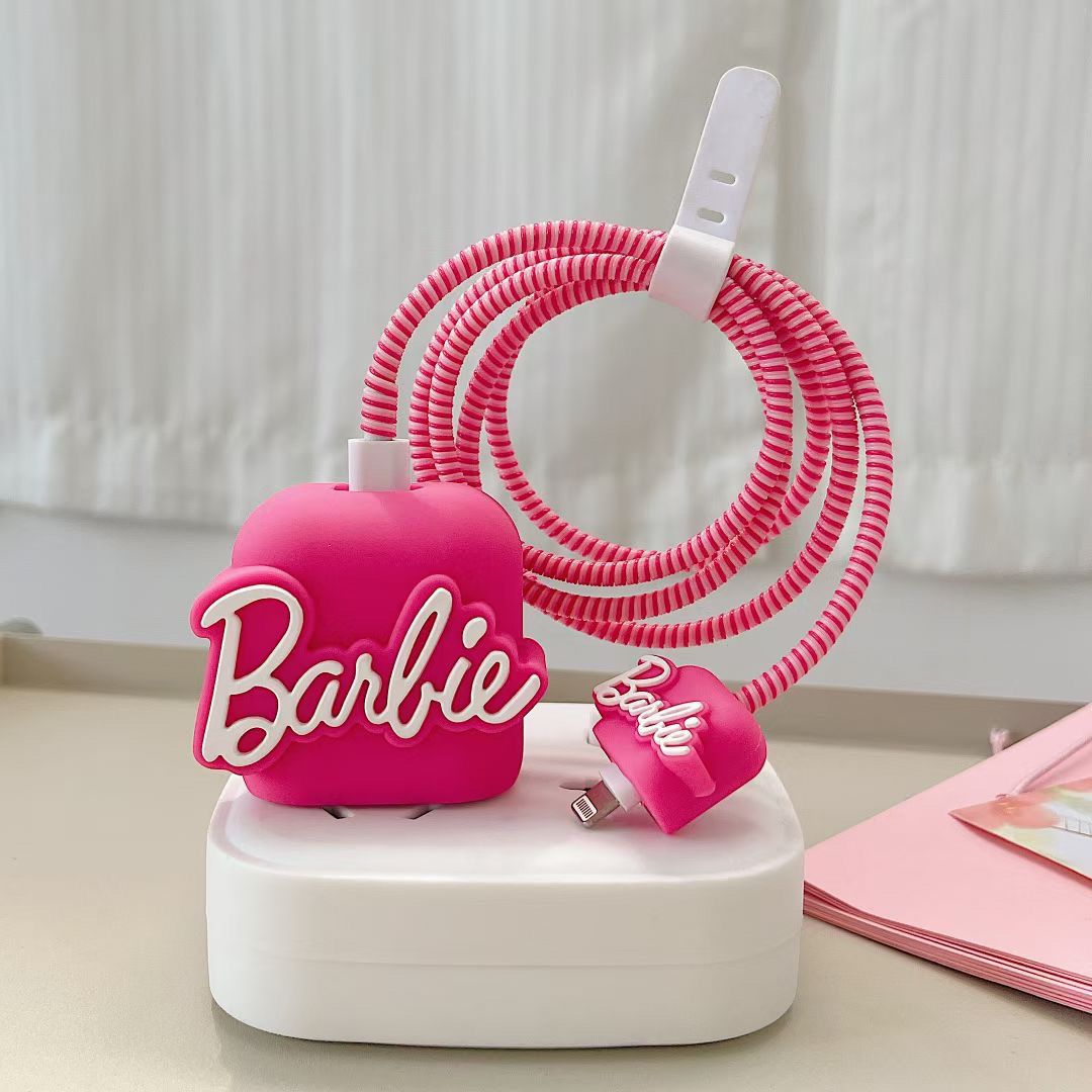 Lovely Barbie Pink iPhone Cable Cover