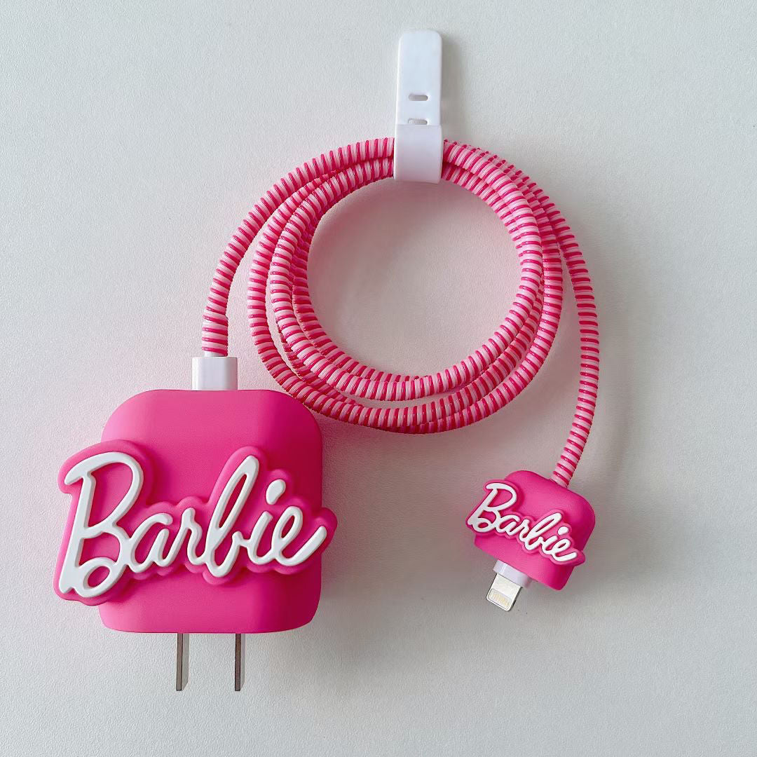 Lovely Barbie Pink iPhone Cable Cover