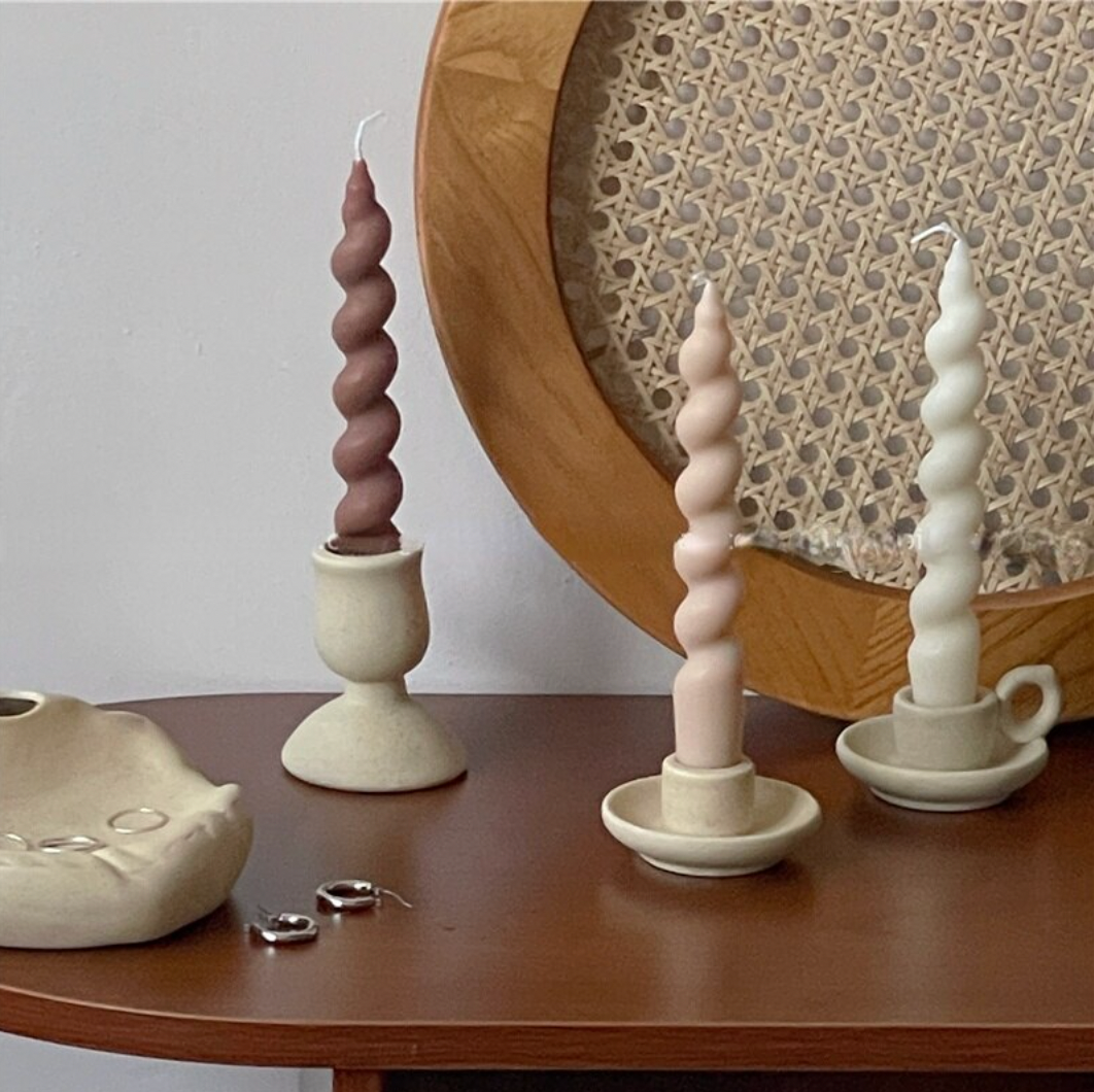 Ceramic Taper Candle Holder
