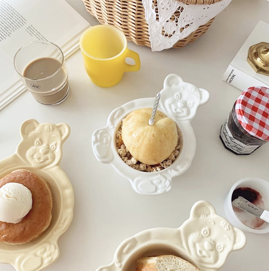 Cute Retro Bear Bowl