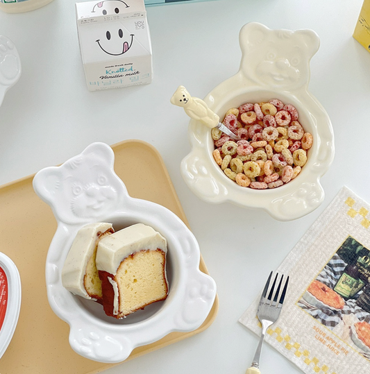 Cute Retro Bear Bowl