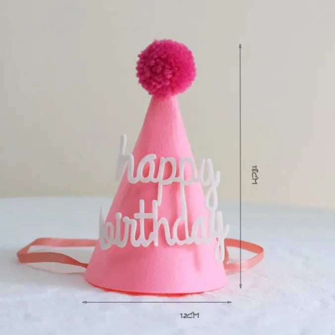 Rainbow color Birthday Hat