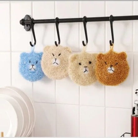 Cute Bear Bro Dish Cloth Susemi set