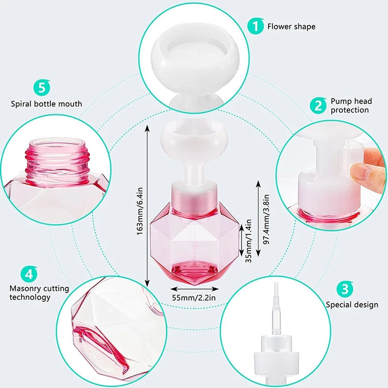 Flower Shaped Foam Liquid Soap Dispenser