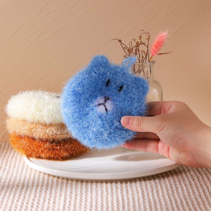 Cute Bear Bro Dish Cloth Susemi set