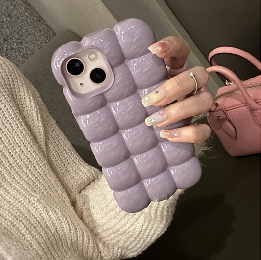 Cute 3D Chocolate Block iPhone Case