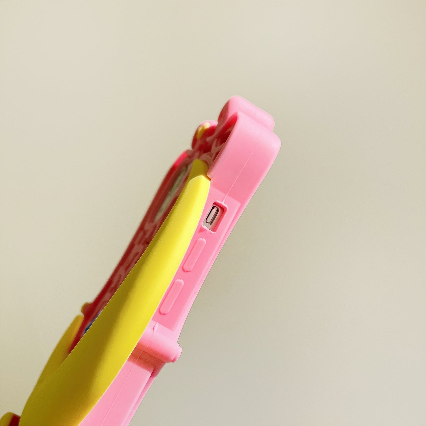 Cute Pink Moon Stick iPhone phone Case