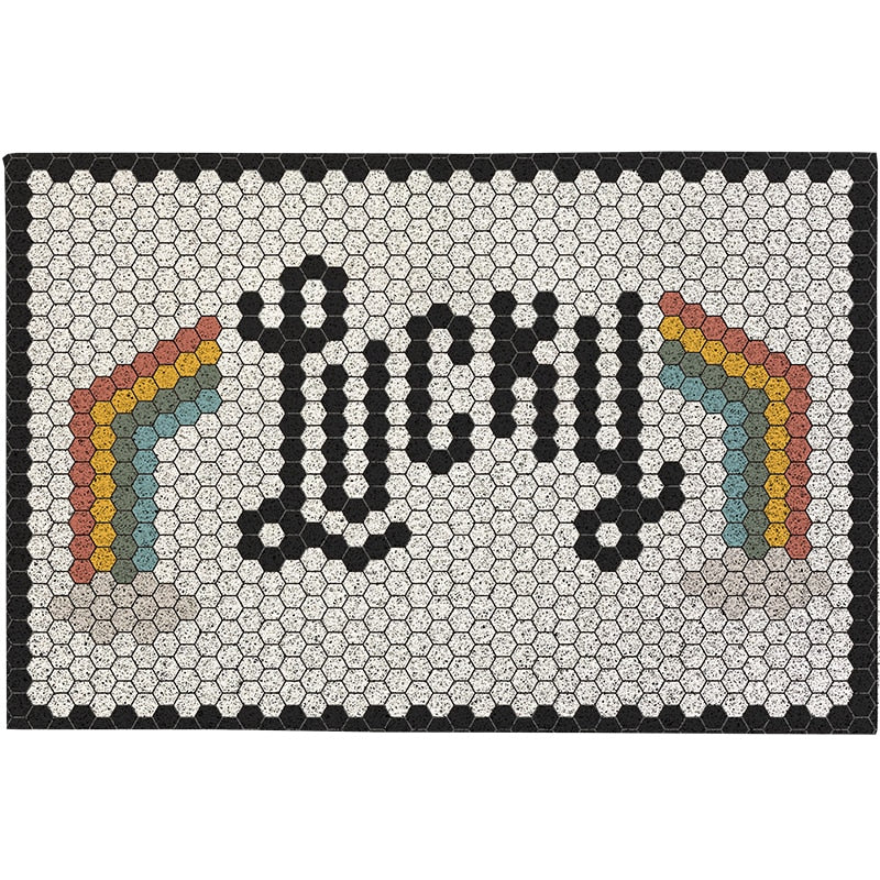 Cute Mosaic Tile style Entrance Doormat