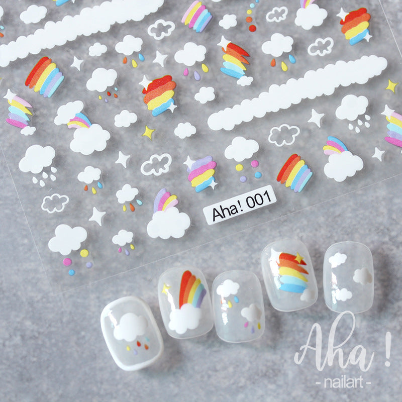 Cute Animals Nail Stickers Nail Art Decorations