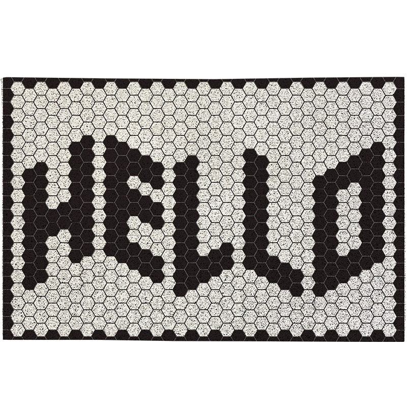 Cute Mosaic Tile style Entrance Doormat