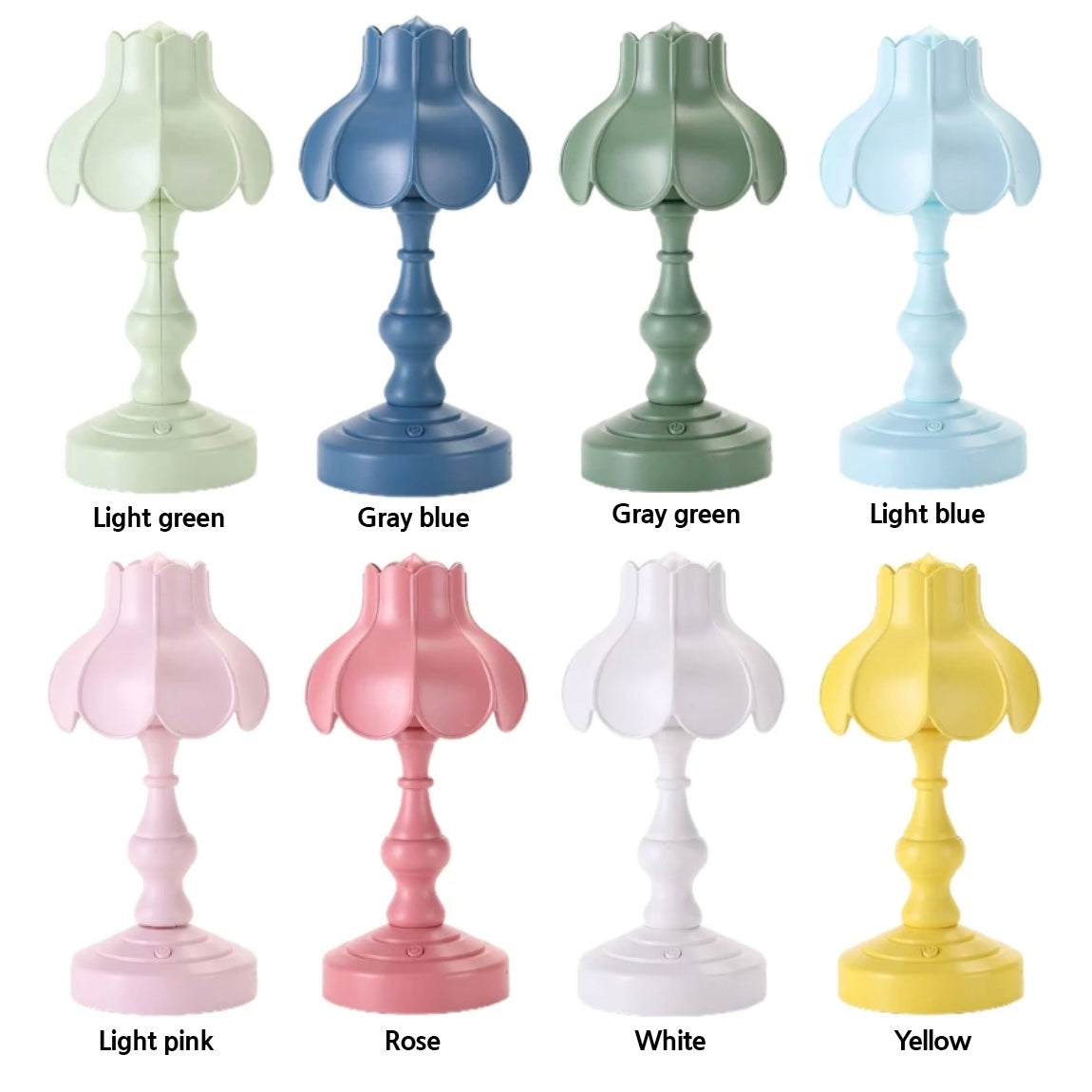 Adorable Retro Tulip Mini Table Lamp