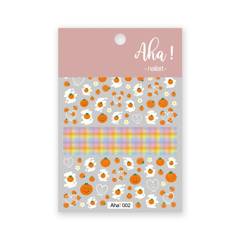 Cute Animals Nail Stickers Nail Art Decorations