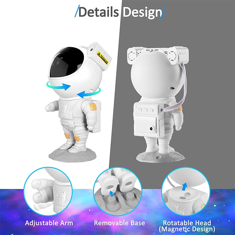 Astronaut Galaxy Star Projector