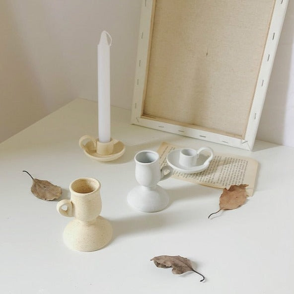 Ceramic Taper Candle Holder