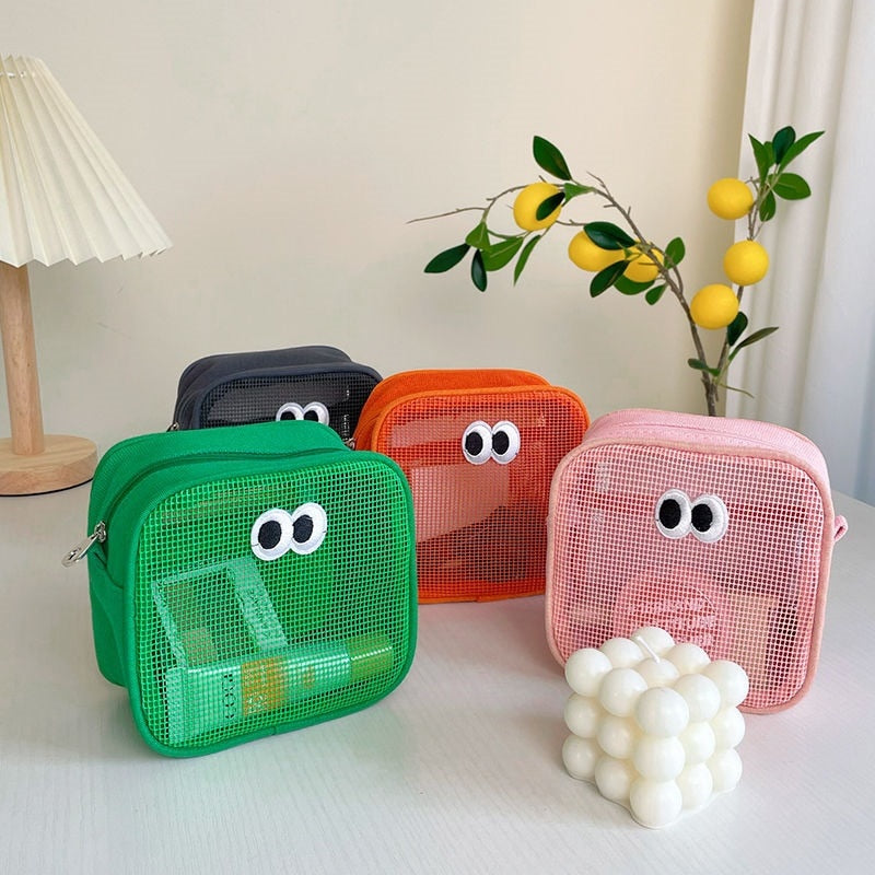 Cute Big Eyes Makeup Pouch