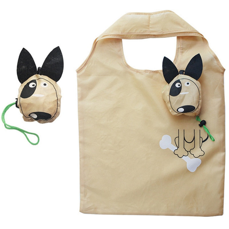 Cute Dog Reusable Grocery Shopping Bag