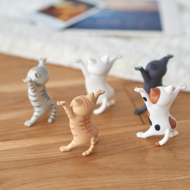 Funny Dancing Cat AirPod Pen Holder set