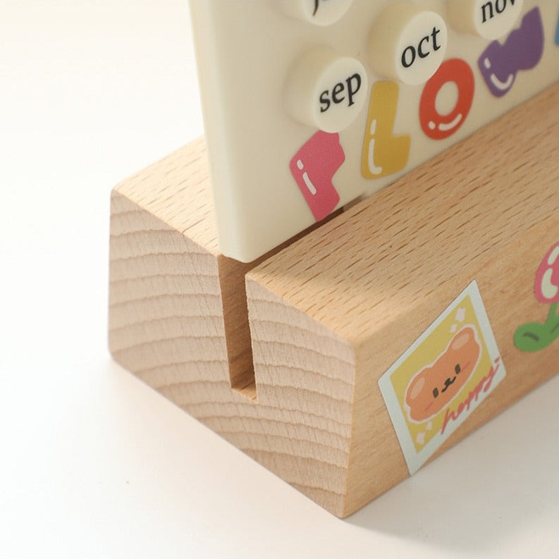 Cute Mini Ring A Date Desk Table Calendar