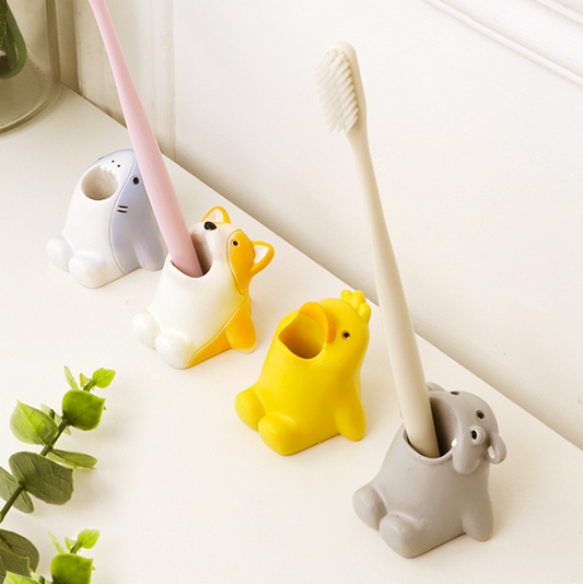 Cute Animal Toothbrush Holder Pen Holder