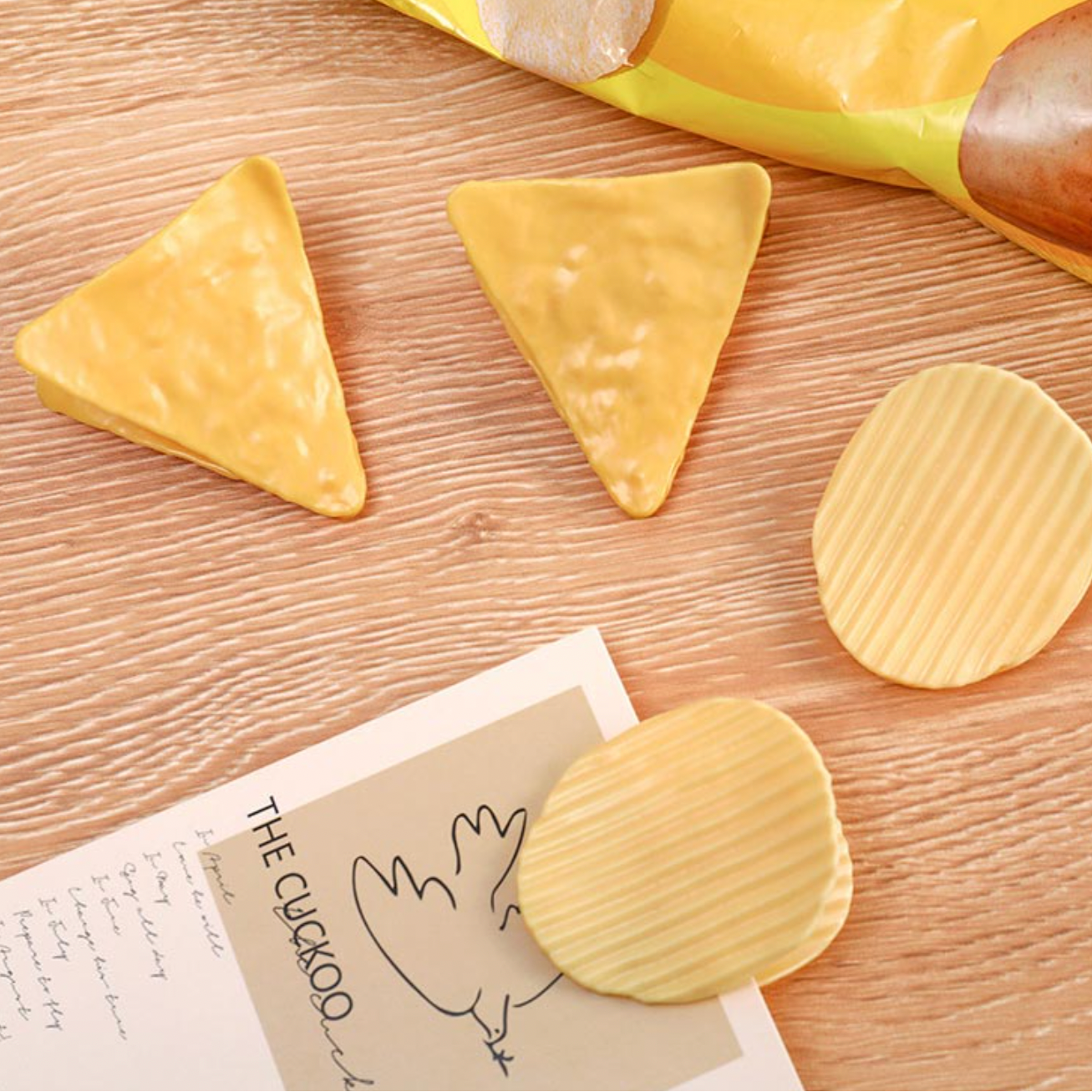 Potato Nacho Chips Sealing Paper Clip set