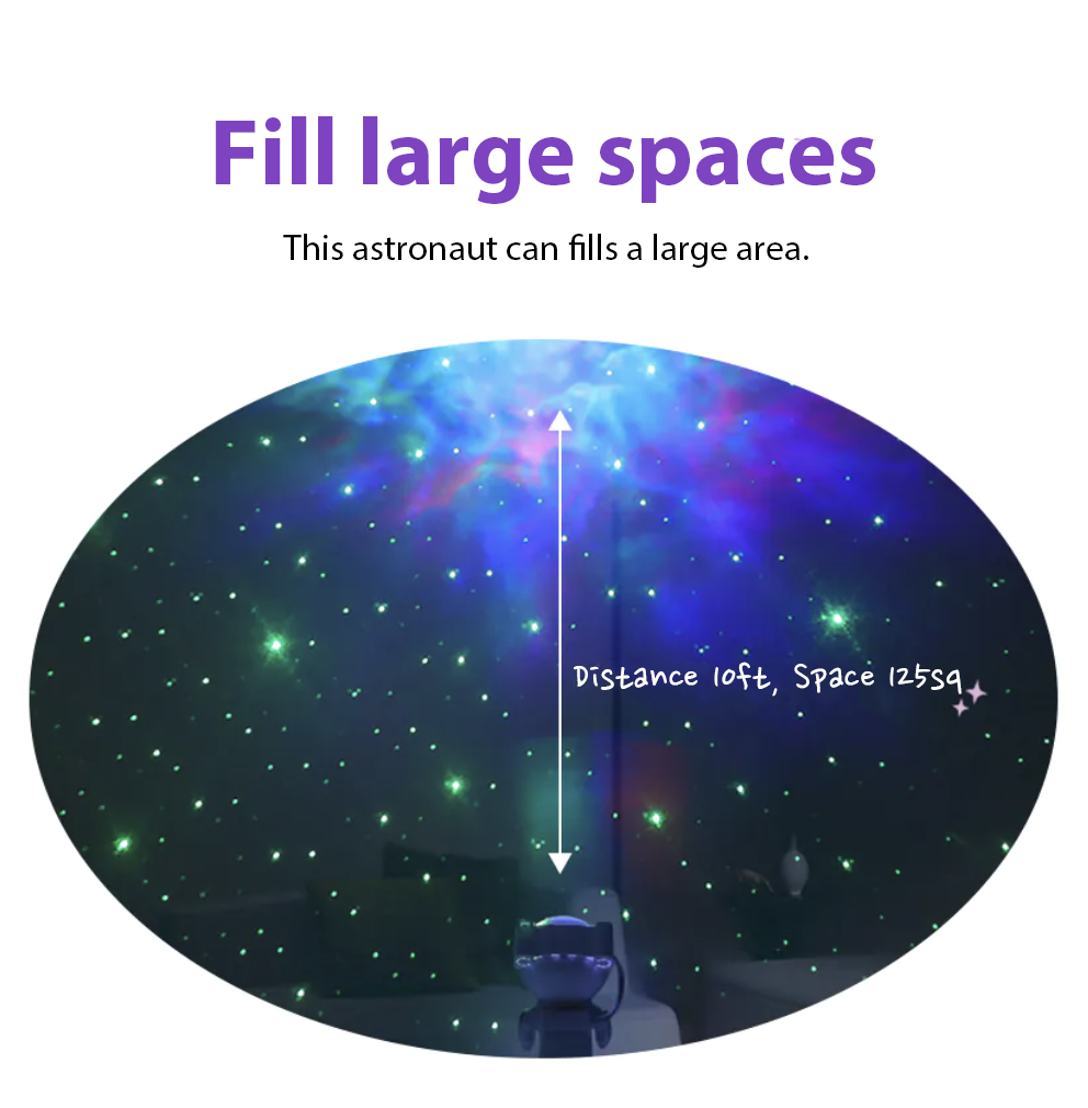 Astronaut Galaxy Star Projector