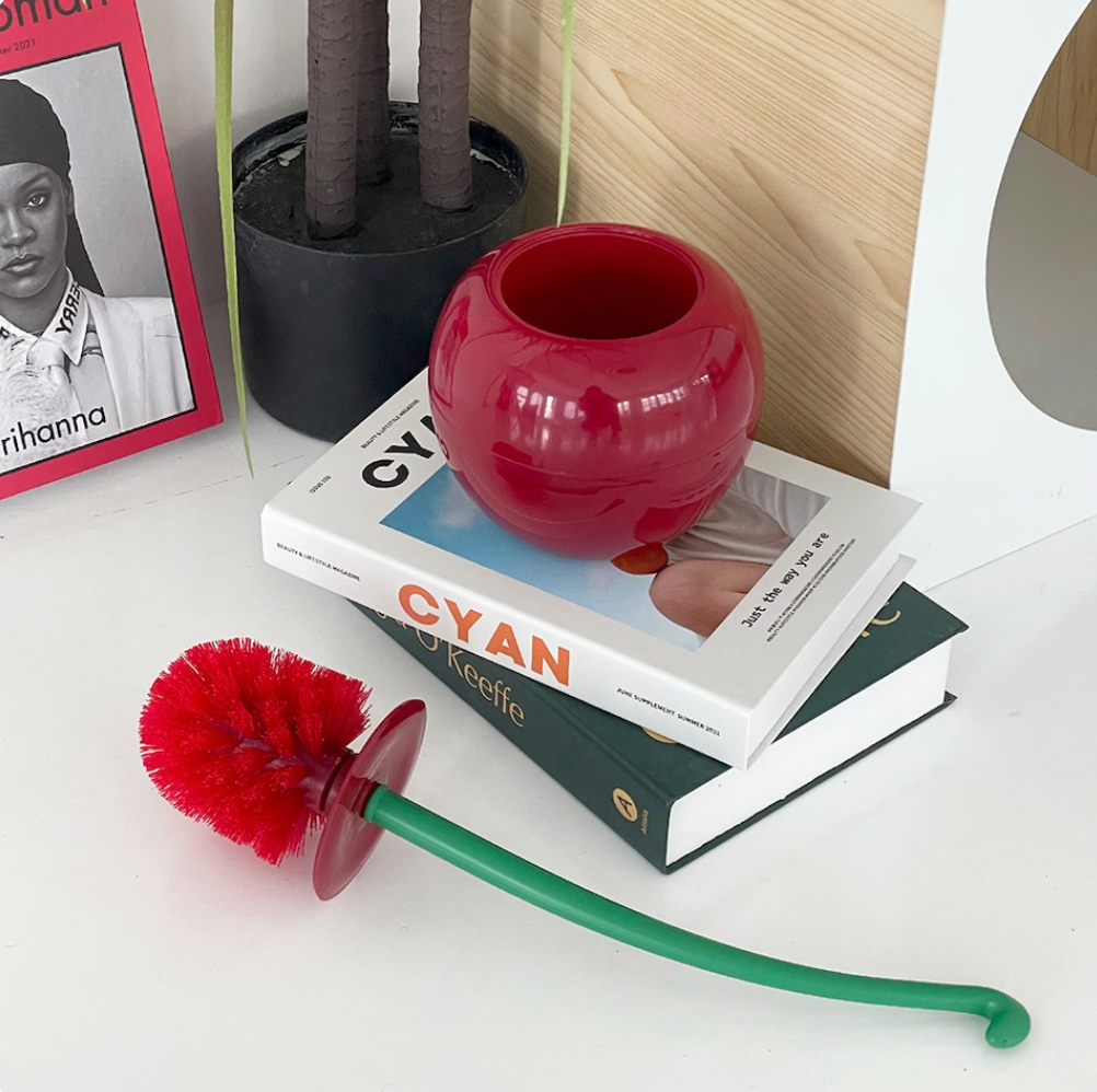 Lovely Cherry Toilet Brush