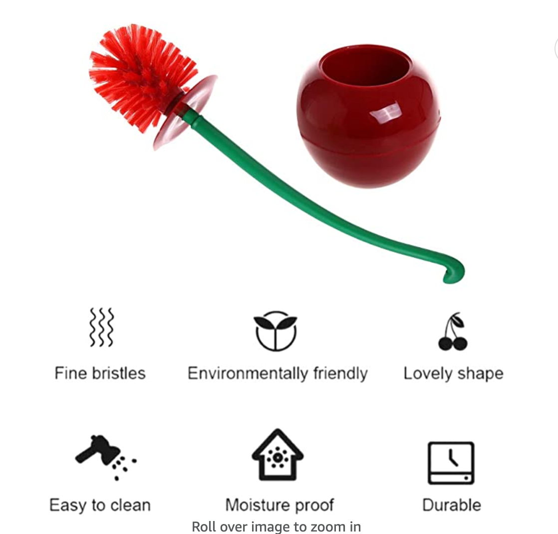 Lovely Cherry Toilet Brush