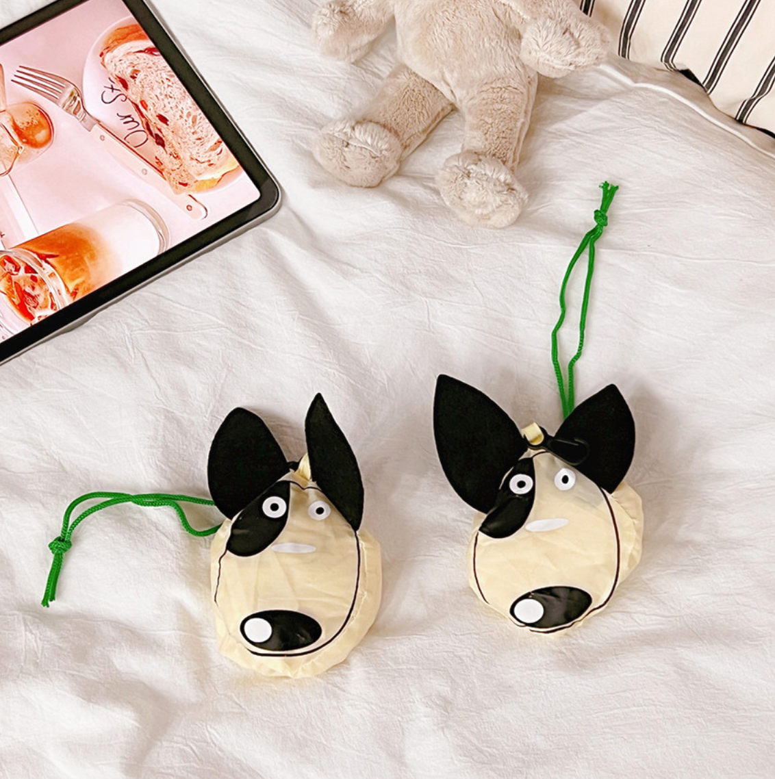 Cute Dog Reusable Grocery Shopping Bag