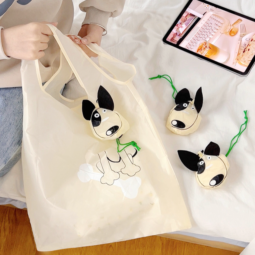 Cute Dog Reusable Grocery Shopping Bag