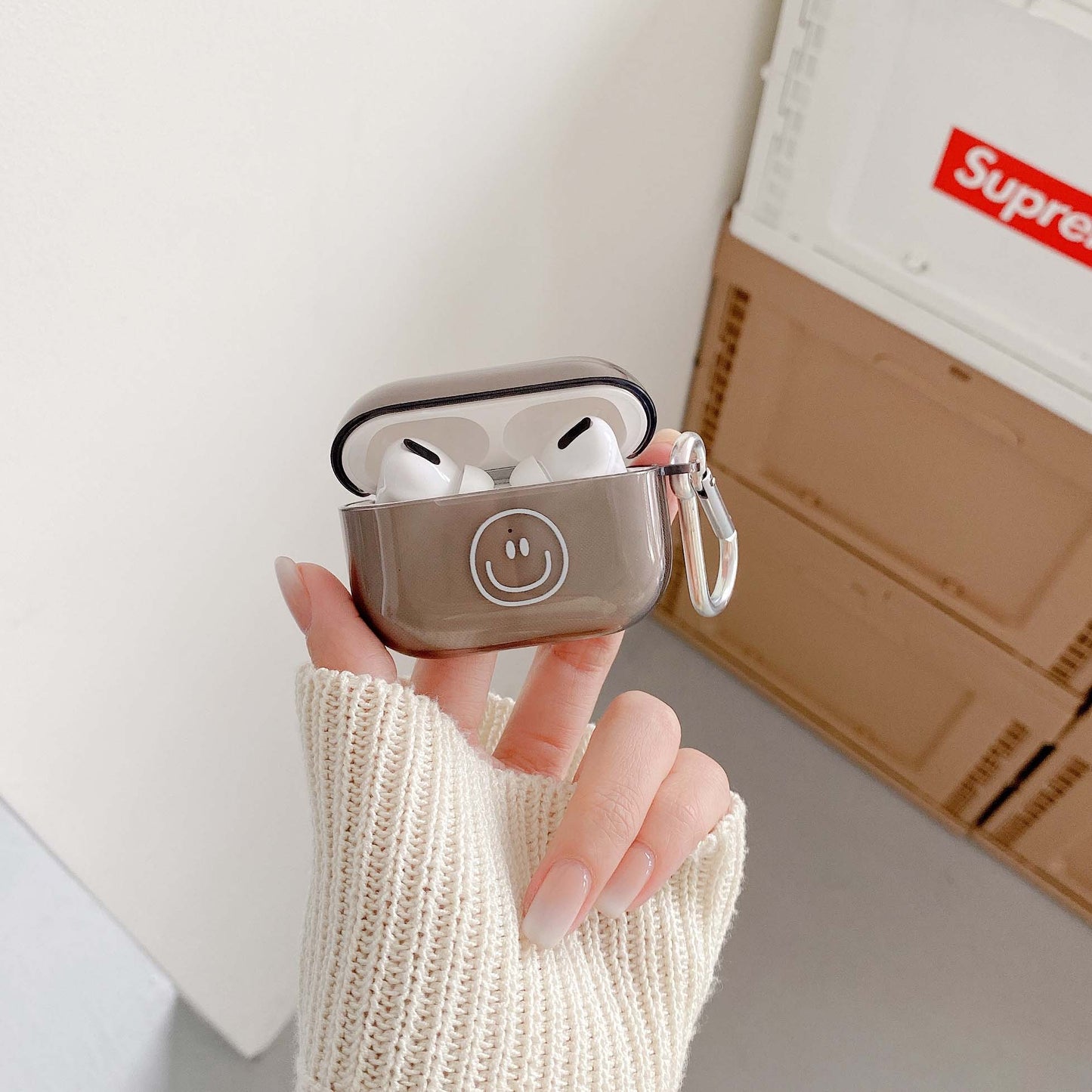 Simple Smiley AirPods Case